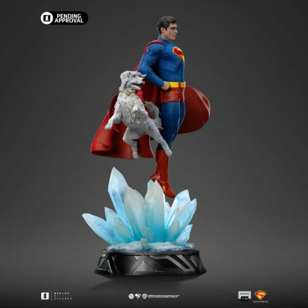 DC COMICS – Statuette Art Scale 1/10 Superman & Krypto 32 cm – Image 11