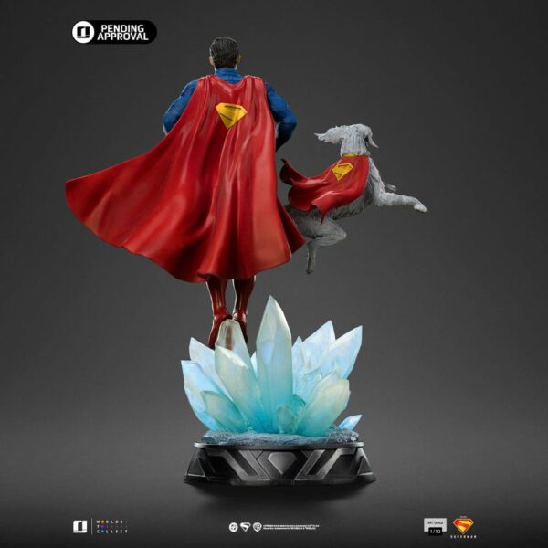 DC COMICS – Statuette Art Scale 1/10 Superman & Krypto 32 cm – Image 12