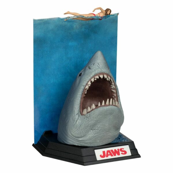 LES DENTS DE LA MER – Statuette PVC Movie Maniacs Jaws (50ème Anniversaire) 16 cm – Image 2