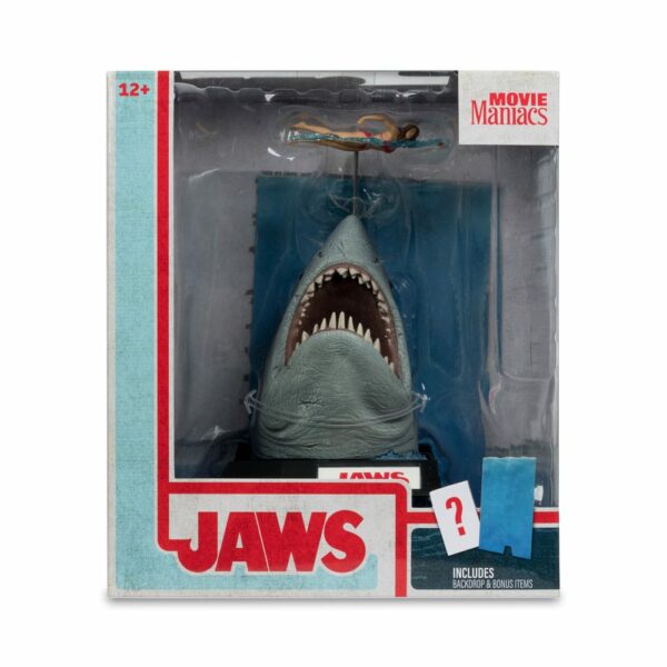 LES DENTS DE LA MER – Statuette PVC Movie Maniacs Jaws (50ème Anniversaire) 16 cm – Image 7