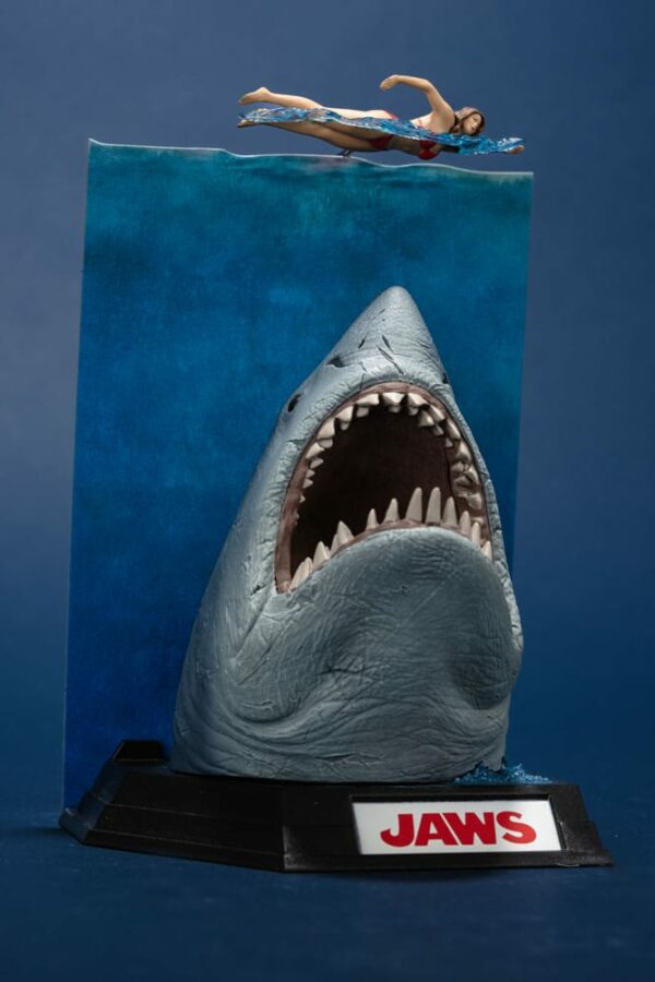 LES DENTS DE LA MER – Statuette PVC Movie Maniacs Jaws (50ème Anniversaire) 16 cm – Image 10