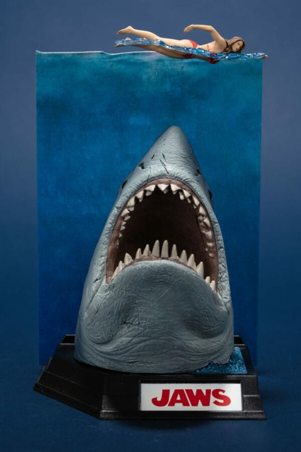 LES DENTS DE LA MER – Statuette PVC Movie Maniacs Jaws (50ème Anniversaire) 16 cm – Image 12