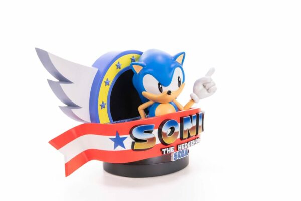 SONIC THE HEDGEHOG – Statuette Sonic Title Screen 21 cm – Image 8