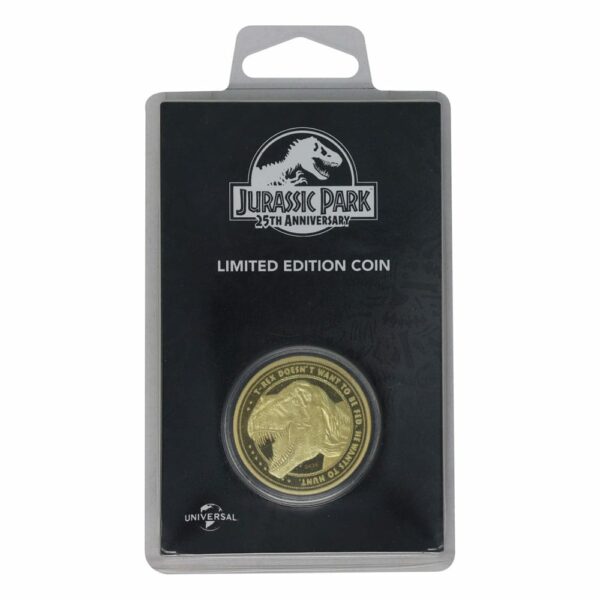 JURASSIC PARK – Pièce de Collection 25ème Anniversaire T-Rex Gold Edition – Image 2