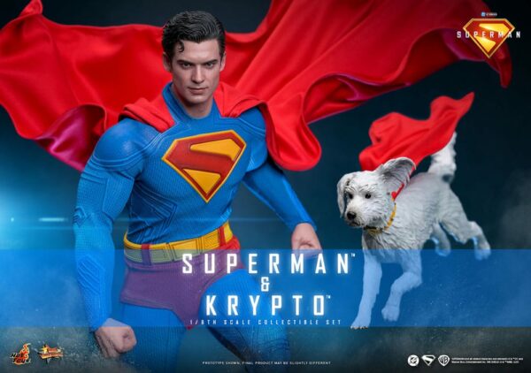 DC COMICS – Figurine Movie Masterpiece 1/6 Superman & Krypto 33 cm – Image 2