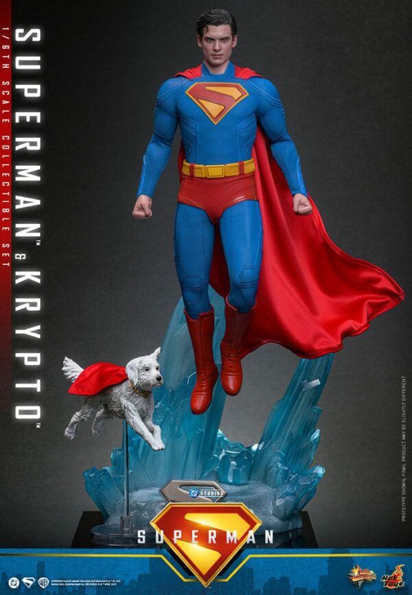 DC COMICS – Figurine Movie Masterpiece 1/6 Superman & Krypto 33 cm – Image 3