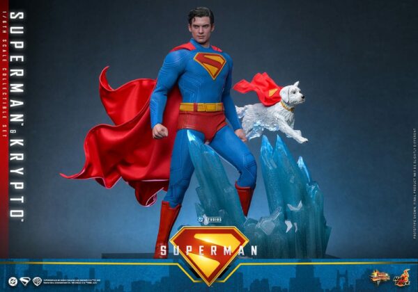 DC COMICS – Figurine Movie Masterpiece 1/6 Superman & Krypto 33 cm – Image 6