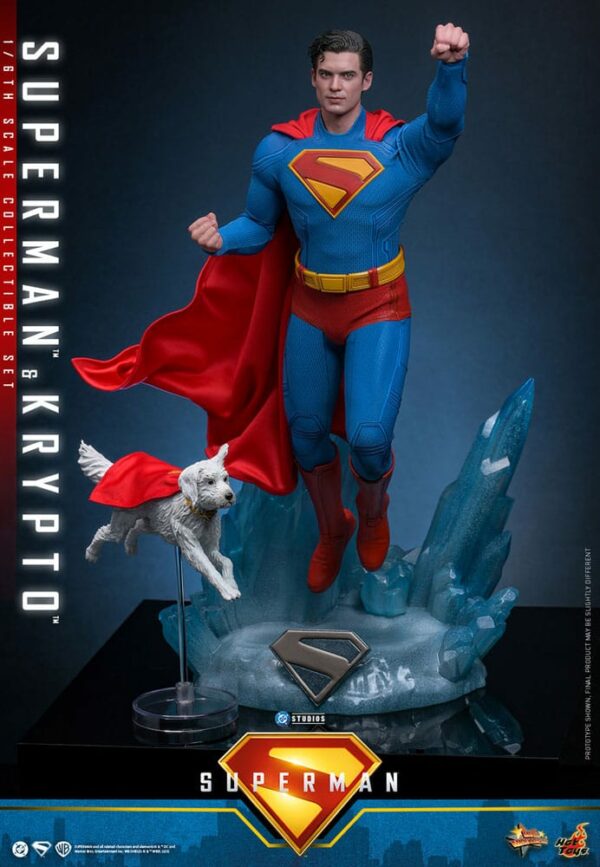DC COMICS – Figurine Movie Masterpiece 1/6 Superman & Krypto 33 cm – Image 7