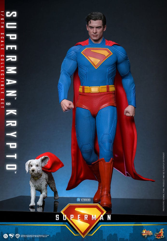 Figurine 1/6 Superman & Krypto 33 cm