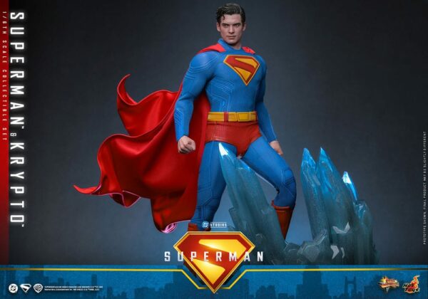 DC COMICS – Figurine Movie Masterpiece 1/6 Superman & Krypto 33 cm – Image 12
