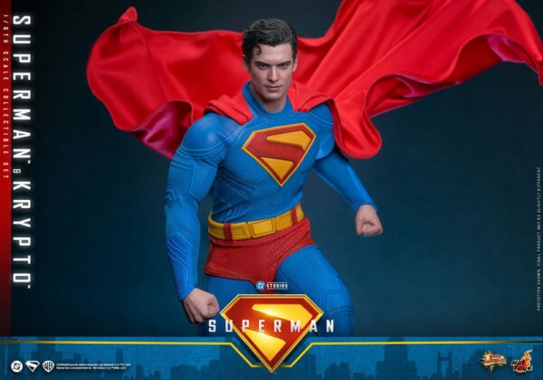 DC COMICS – Figurine Movie Masterpiece 1/6 Superman & Krypto 33 cm – Image 14