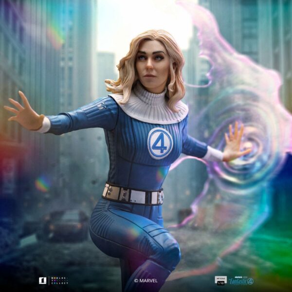 MARVEL – Statuette Art Scale 1/10 Invisible Woman & Franklin 28 cm – Image 2