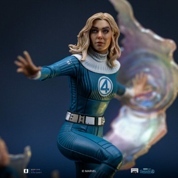MARVEL – Statuette Art Scale 1/10 Invisible Woman & Franklin 28 cm – Image 3