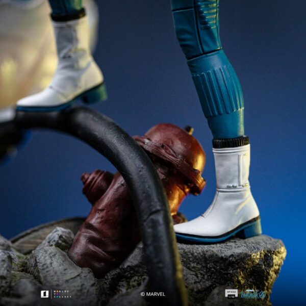 MARVEL – Statuette Art Scale 1/10 Invisible Woman & Franklin 28 cm – Image 5
