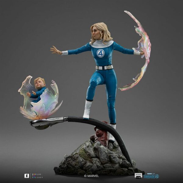 MARVEL – Statuette Art Scale 1/10 Invisible Woman & Franklin 28 cm – Image 8