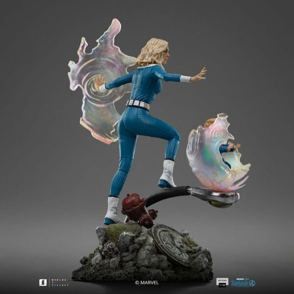 MARVEL – Statuette Art Scale 1/10 Invisible Woman & Franklin 28 cm – Image 9