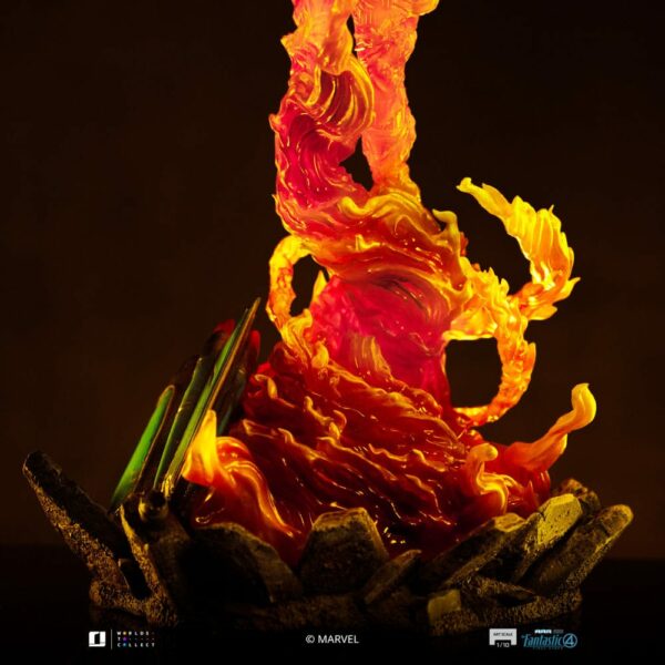 MARVEL – Statuette Art Scale 1/10 Human Torch 30 cm – Image 7