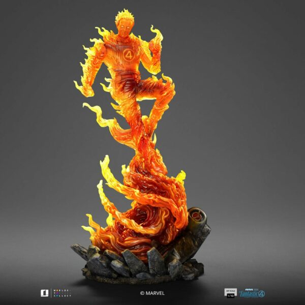 MARVEL – Statuette Art Scale 1/10 Human Torch 30 cm – Image 9
