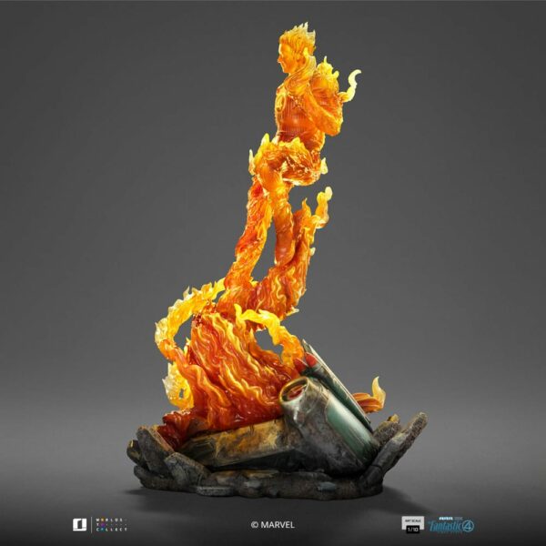 MARVEL – Statuette Art Scale 1/10 Human Torch 30 cm – Image 10