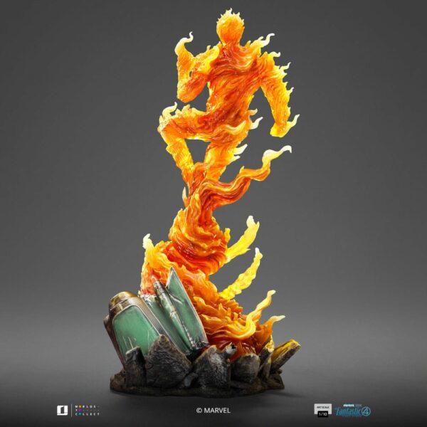 MARVEL – Statuette Art Scale 1/10 Human Torch 30 cm – Image 12