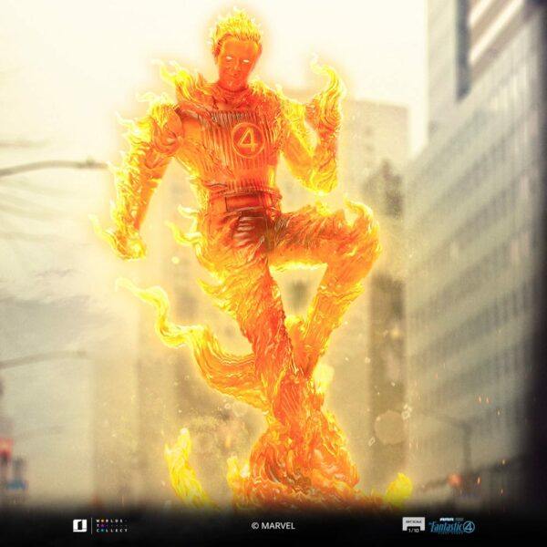 MARVEL – Statuette Art Scale 1/10 Human Torch 30 cm – Image 13