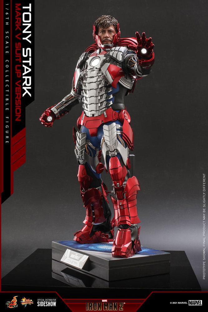 Figurine 1/6 Iron Man Mark 5 Armor Suit Up