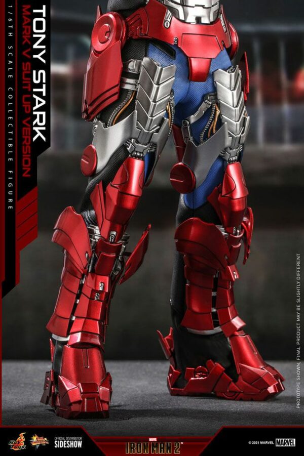 MARVEL – Figurine 1/6 Movie Masterpiece Iron Man Mark V (Armor Suit Up Version) 31 cm – Image 4