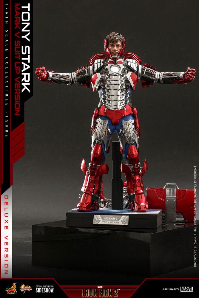 Figurine 1/6 Iron Man Mark 5 Armor Suit Up Deluxe