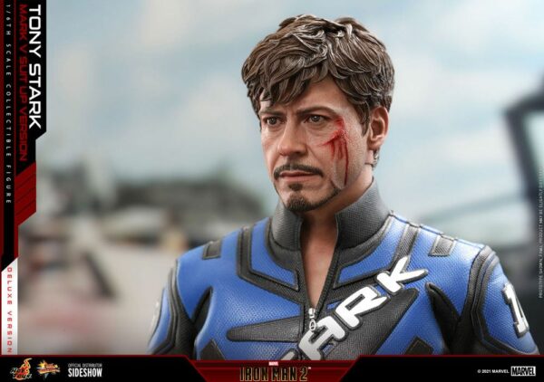 MARVEL – Figurine 1/6 Movie Masterpiece Iron Man Mark V (Armor Suit Up Version) Deluxe 31 cm – Image 6