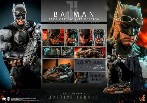 DC COMICS – Zack Snyder's Justice League Figurine Movie Masterpiece 1/6 Batman Tactical Suit 33 cm – Image 20