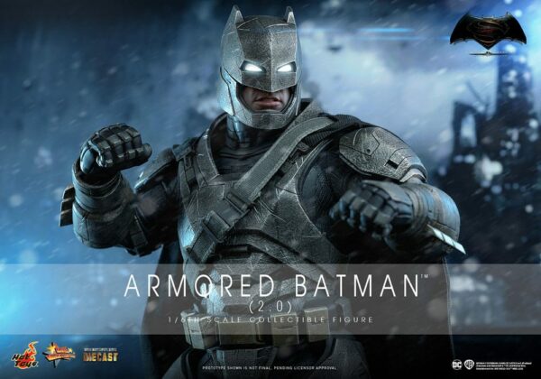 DC COMICS – Batman v Superman : L’Aube de la Justice Figurine Movie Masterpiece 1/6 Armored Batman 2.0 33 cm – Image 2