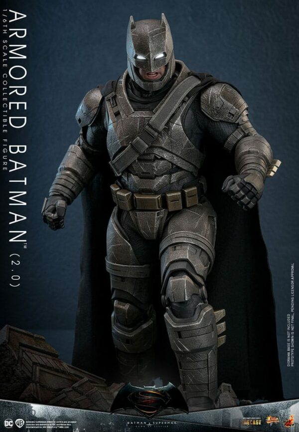 DC COMICS – Batman v Superman : L’Aube de la Justice Figurine Movie Masterpiece 1/6 Armored Batman 2.0 33 cm – Image 4