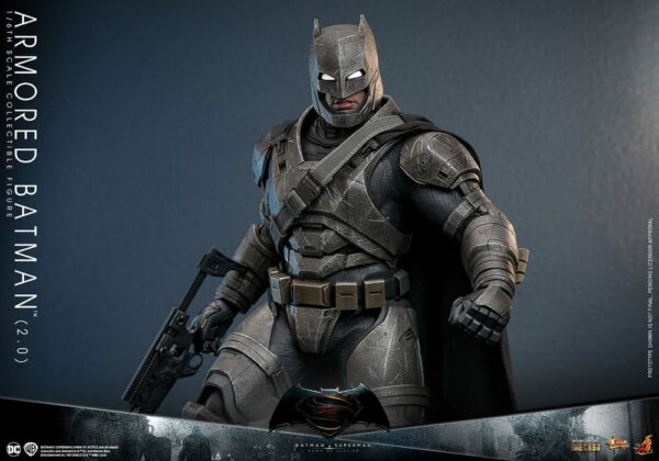 DC COMICS – Batman v Superman : L’Aube de la Justice Figurine Movie Masterpiece 1/6 Armored Batman 2.0 33 cm – Image 11