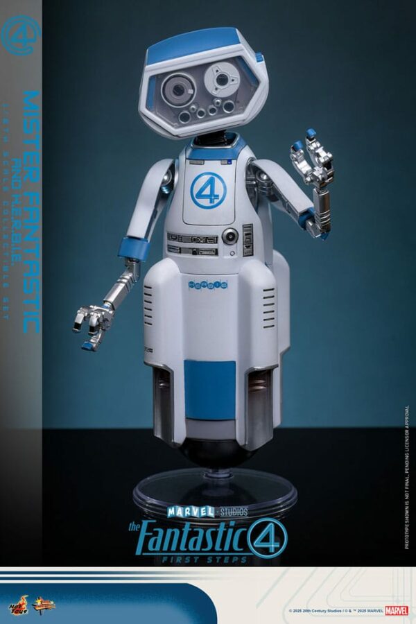 MARVEL – Figurine Movie Masterpiece 1/6 Mister Fantastic & H.E.R.B.I.E 30 cm – Image 5