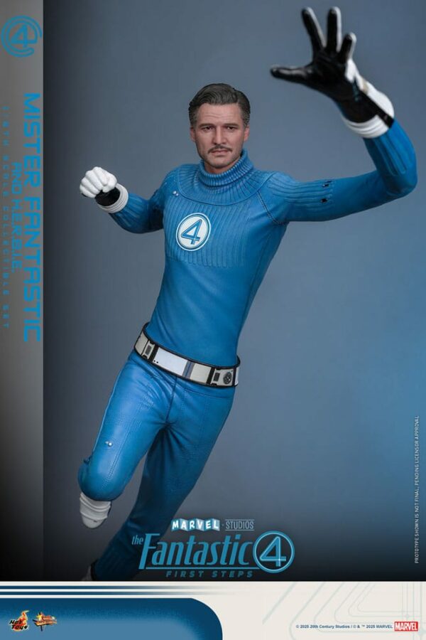 MARVEL – Figurine Movie Masterpiece 1/6 Mister Fantastic & H.E.R.B.I.E 30 cm – Image 12