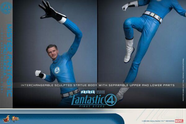 MARVEL – Figurine Movie Masterpiece 1/6 Mister Fantastic & H.E.R.B.I.E 30 cm – Image 15