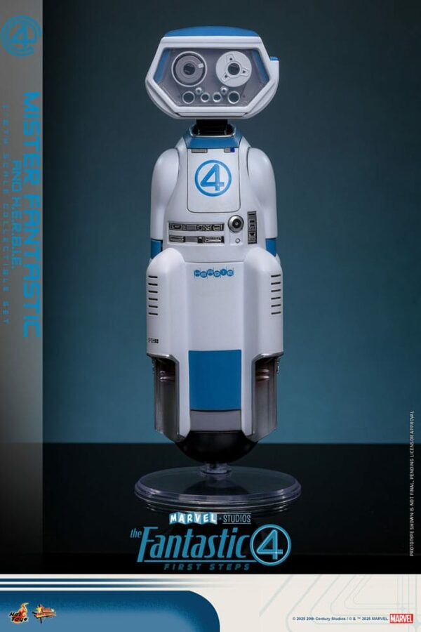 MARVEL – Figurine Movie Masterpiece 1/6 Mister Fantastic & H.E.R.B.I.E 30 cm – Image 20