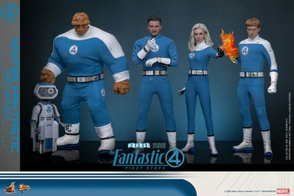 MARVEL – Figurine Movie Masterpiece 1/6 Mister Fantastic & H.E.R.B.I.E 30 cm – Image 21