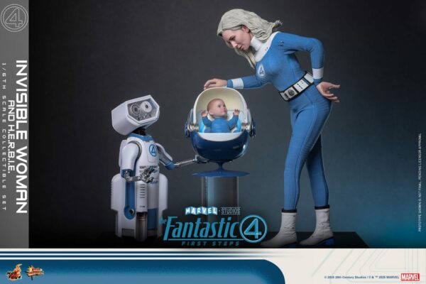MARVEL – Figurine Movie Masterpiece 1/6 Invisible Woman & H.E.R.B.I.E 28 cm – Image 5