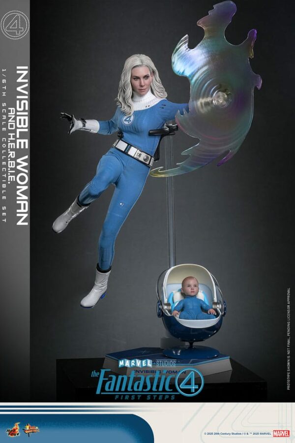 MARVEL – Figurine Movie Masterpiece 1/6 Invisible Woman & H.E.R.B.I.E 28 cm – Image 10
