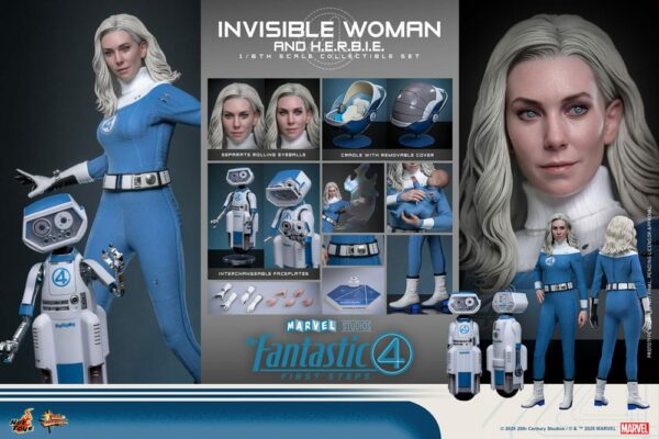 MARVEL – Figurine Movie Masterpiece 1/6 Invisible Woman & H.E.R.B.I.E 28 cm – Image 18
