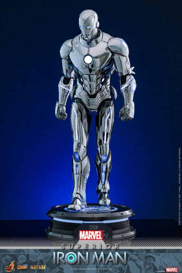 MARVEL – Figurine 1/6 Comic Masterpiece Diecast Superior Iron Man 32 cm – Image 10