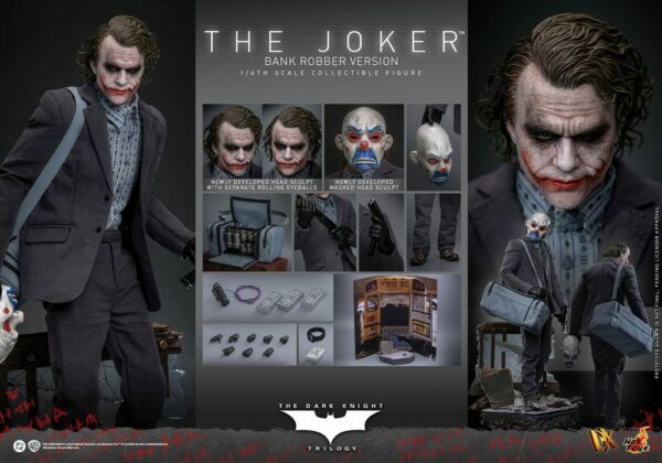 DC COMICS – Figurine DX 1/6 The Joker The Dark Knight (Bank Robber Version) 30 cm – Image 20