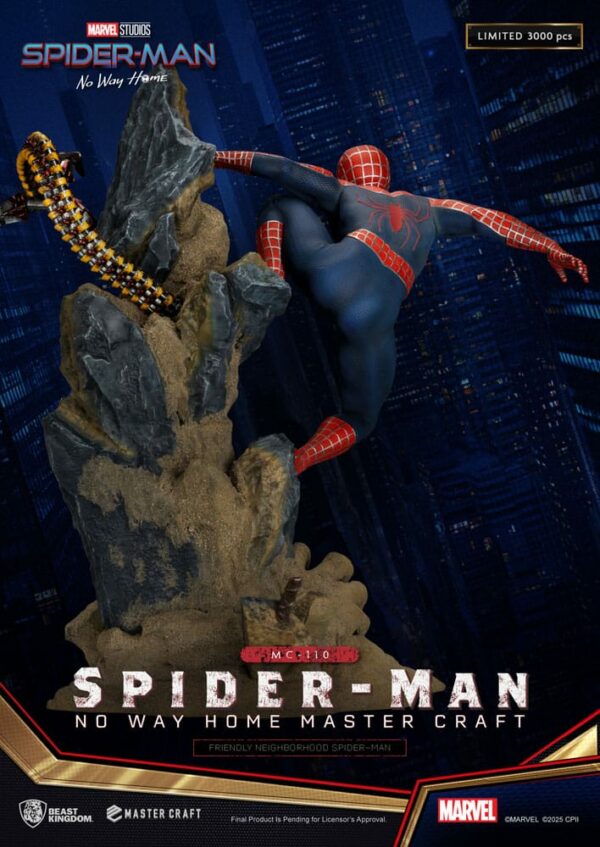 MARVEL – Statuette Master Craft Friendly Neighborhood Spider-Man (No Way Home) 36 cm – Image 4