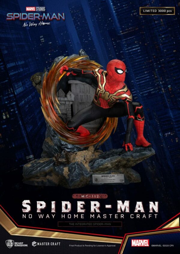 MARVEL – Statuette Master Craft Spider-Man No Way Home (Integrated Suit) 31 cm – Image 2