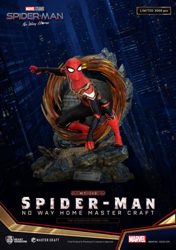 MARVEL – Statuette Master Craft Spider-Man No Way Home (Integrated Suit) 31 cm – Image 3
