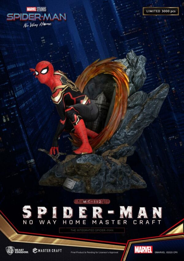 MARVEL – Statuette Master Craft Spider-Man No Way Home (Integrated Suit) 31 cm – Image 4