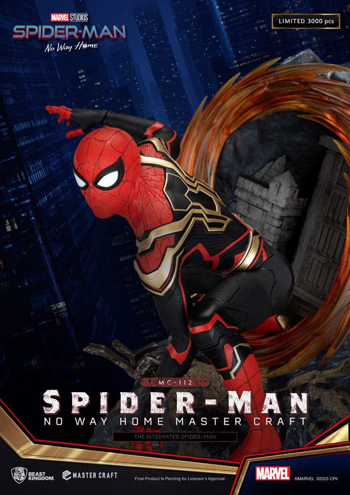 Statuette Master Craft Spider-Man Integrated Suit (No Way Home)