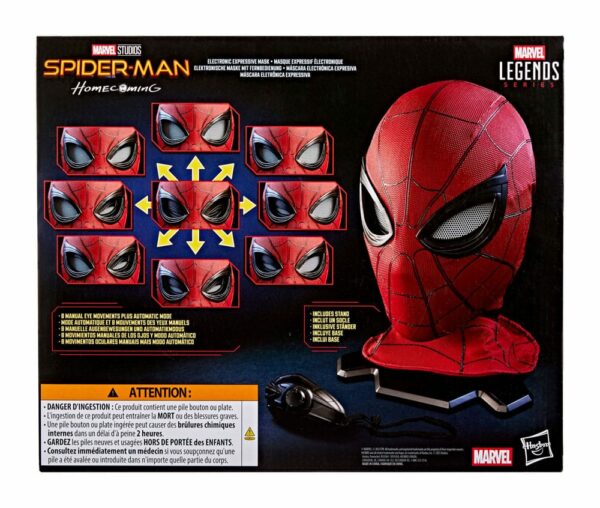 Marvel Legends – Réplique Masque expressif électronique Spider-Man – Image 6