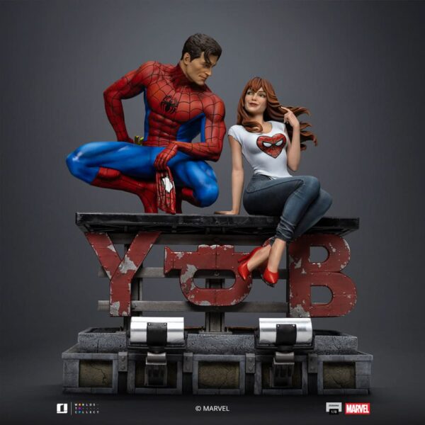 MARVEL – Statuette Art Scale 1/6 Spider-Man & Mary Jane 35 cm – Image 5